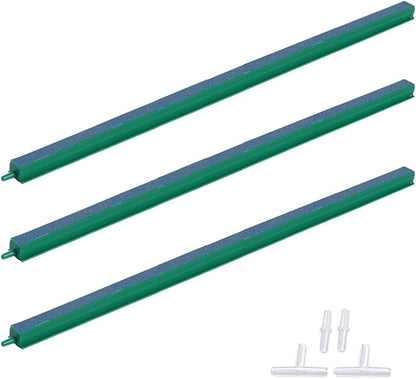 ALEGI Fish Tank Air Bubble 3-Piece Air Stone Bars for Aquarium,Air Stone Bar Hydroponics with Connectors,16 inch