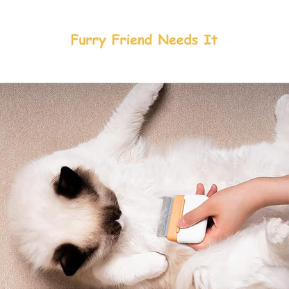 Cat Comb, Dog Massage Removal Brush for Deshedding Grooming Comb, Portable Cat Brush for Short Long Haired Cats Dogs Puppy Kitten Rabbit, Remove Matted Tangled Fur Loose Hair