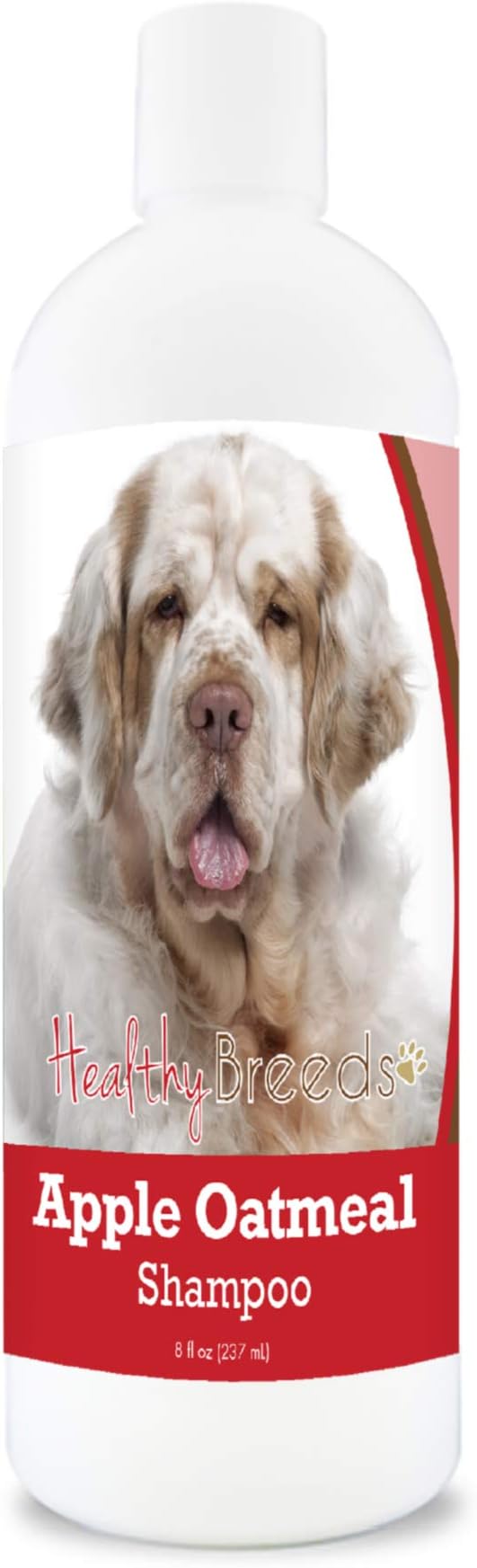 Healthy Breeds Clumber Spaniel Apple Oatmeal Dog Shampoo - All Natural, Tearless & Hypoallergenic Cleanser & Conditioner - Best for Dry, Itchy or Irritated Skin - 8 oz