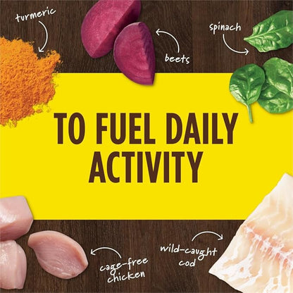 Instinct Raw Boost Mixers Freeze Dried Dog Food Toppers For Dry Food, Grain Free Dog Food Toppers with Chicken For Dogs - Healthy Energy, 5.5 oz