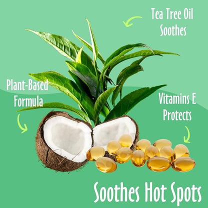 earthbath, Hot Spot Relief Pet Shampoo - Tea Tree Oil Hot Spot Treatment for Dogs, Best Dog Shampoo for Itching & Skin Conditions, Made in USA, Cruelty Free Itch Relief for Dogs - 16 Oz (2 Pack)