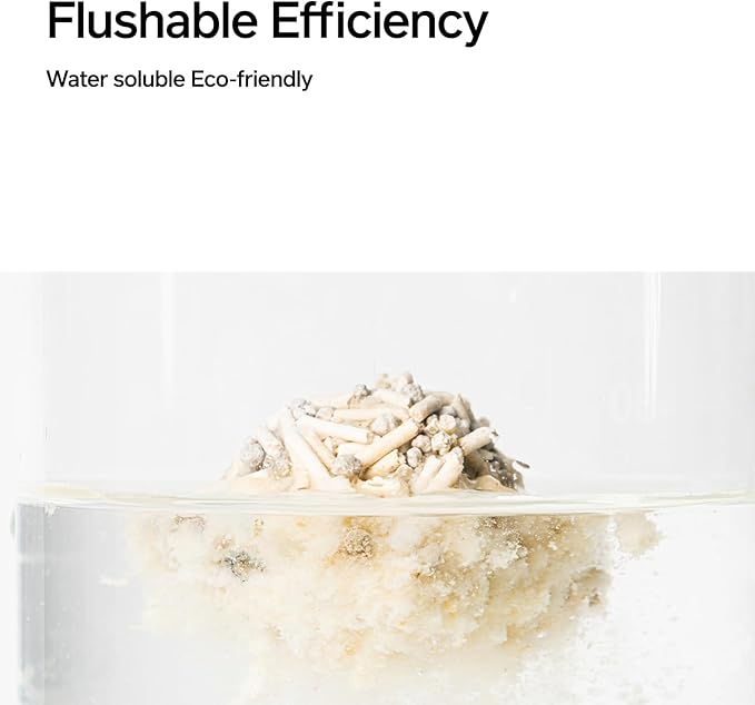 pidan Mix Cat Litter,Tofu Cat Litter with Bentonite 70%:30%,Absorbent and Fast Drying,Flushable Tofu Litter,Selected Quality Pea Dregs,5-Fold Water Absorption,Strong Clumping(5.3lb×4bags)