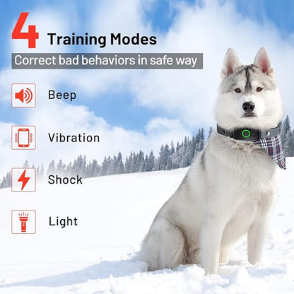 Dog Training Collar with Remote 3300ft Range Waterproof Rechargeable Electric Collar for Small Medium Large Dogs