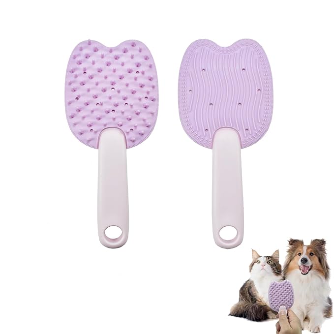 Soft Dog Brush for Small Dogs and Cat Brush for Shedding Dog Brush Hair Cleaning Comb