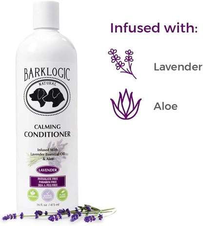 Calming Conditioner, Lavender, 16 fl oz - Grooming Essentials For A Quality Coat - No Parabens, No Phthalates, No Sulfates, No DEA & PEG, Naturally Derived, Vegan