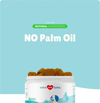 Probiotics for Dogs Digestive Health - Support Gut Health, Diarrhea, Gas, & Seasonal Allergies - with Honey, Pumpkin and Prebiotics for Digestive Support, Bad Dog Breath & Constipation