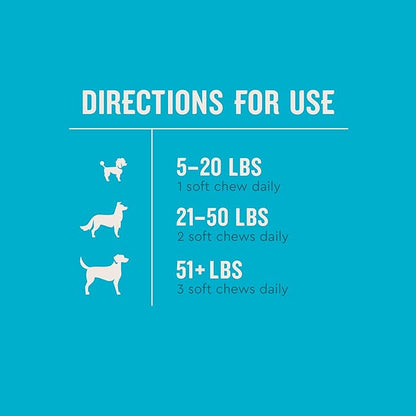 VetIQ Advanced Hip & Joint Chews For Dogs, 60 Count, Chicken Flavored Supplements Made with Glucosamine, Omega 3_, Chondroitin, MSM & Green Lipped Mussel, Increases Mobility & Maintains Muscles