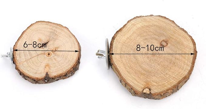 3 Pcs Birdcage Perches Parrot Cage Perch Wooden Platform Stand Bird Perch Stand Toy Hamster Springboard Chinchilla Cage Corner Shelf Laddered Natural Wood Branches Exercise Toy for Parakeets Hedgehog