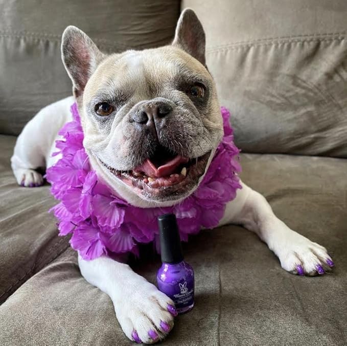 Warren London Dog Nail Polish in A Bottle Premium Coverage & Color- Made in USA- Sparkle Pink