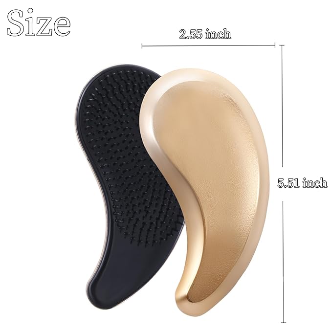 Small Dog Brush- Grooming Tool for Teddy, Yorkies, Maltese, Shih Tzu, Chihuahua - Puppy Hair Brush - TTshuzi (Rose Gold)