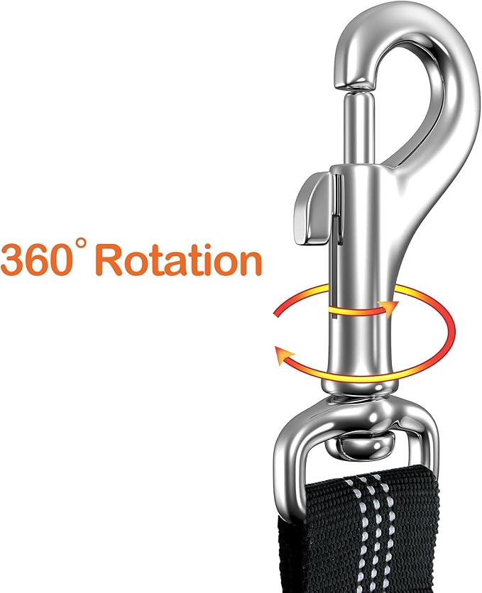 2 Piece Set Dog Seat Belt Retractable Dog Car Seatbelts Adjustable Pet Seat Belt for Vehicle Headrest Restraint Adjustable Heavy Duty & Elastic & Durable Car Harness for Dogs