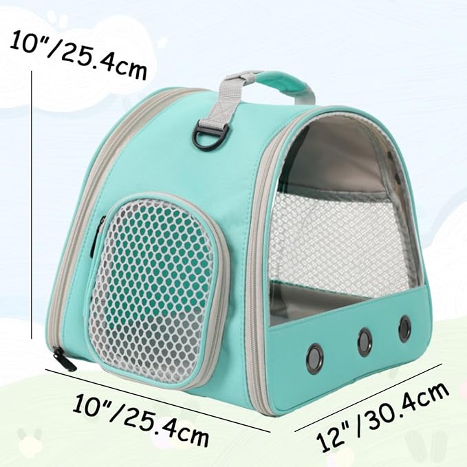 2-Pack Guinea Pig Carrier and Playpen Set - Breathable Pet Playpen Pop Open Outdoor/Indoor Exercise Fence, Portable Small Animal Backpack for Bearded Dragon, Rabbits, Hamster, Chinchillas