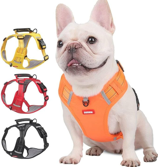 Dog Harness | No Pull Pet Harness (Yellow, Small)