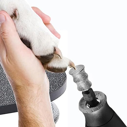 Nail Diamond bits for Dremel - Dog Nail Grinder Attachment for Large Medium Small Dogs - 1/8" Pet Nail Grinder Wheel Work with Dremel for Pet Nail Care (A