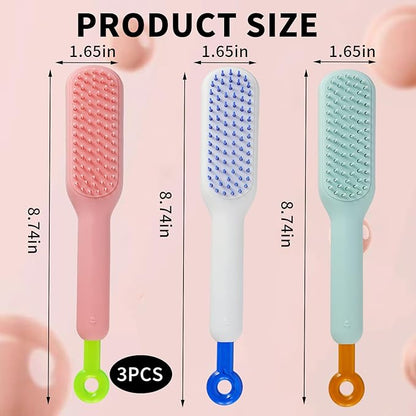 3 Pieces Retractable Puppy Brush, Puppy Brush for Small Dogs, Easily Tangle Tangled Hair, Gentle Hair Removal, Suitable for Yorkshire Terrier, Shih Tzu, Maltese, Teddy Dog, Etc.