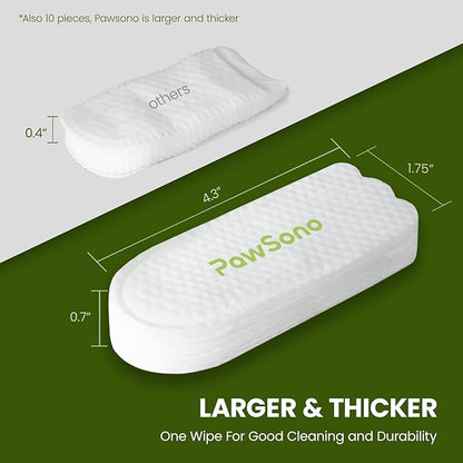 Pet Wipes for Dogs & Cats, Hypoallergenic Dog Eye Wipes Cleaner, Natural Cleaning Grooming Pet Wipes Gently Remove Stain (Ear Wipes 150 PCS, Aloe Scent)