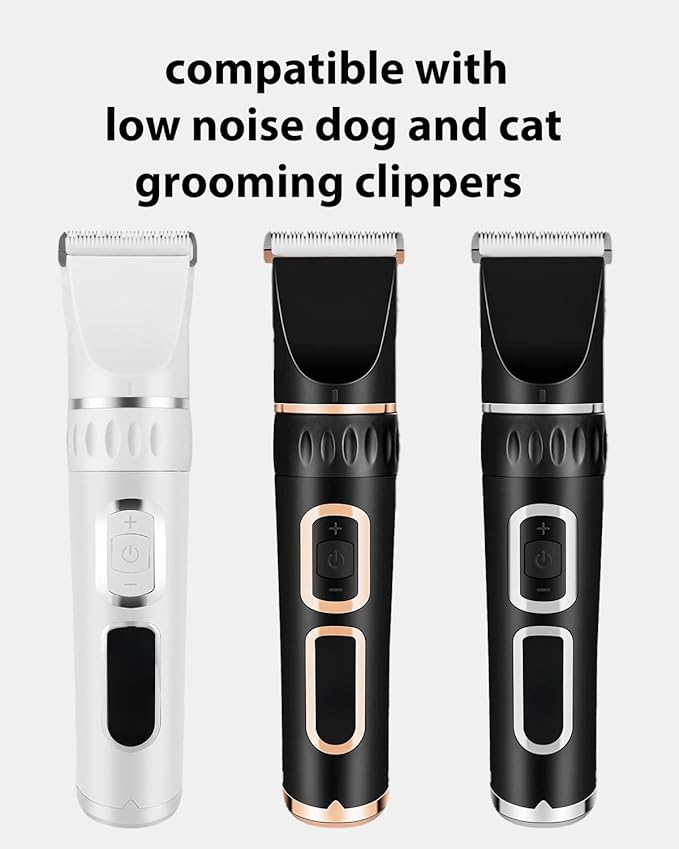 2 Pack Dog Grooming Replacement Blades for HOLDOG Dog Grooming Kit, Ceramic Edge for Smooth Cutting Compatible with HOLDOG Cat Clippers, 2 Cleaning Brush