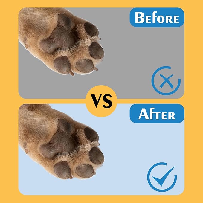 Dog Nail File with 4 Pcs Replaceable Sandpaper, No Pressure Dog Nail File, Wooden Dog Nail File Scraper Small Nail Scratch Board for Puppy (Wood)