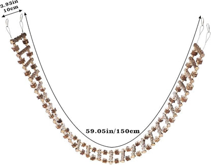 Bird Parrot Ladder Bridge Toy, Bird Swing Toy, Natural Pepper Wood Hanging Pet Chewing Toy, Rat Hamster Climbing Toys, Cage Accessories for Bird Parrot Rat Squirrel Sugar Gliders