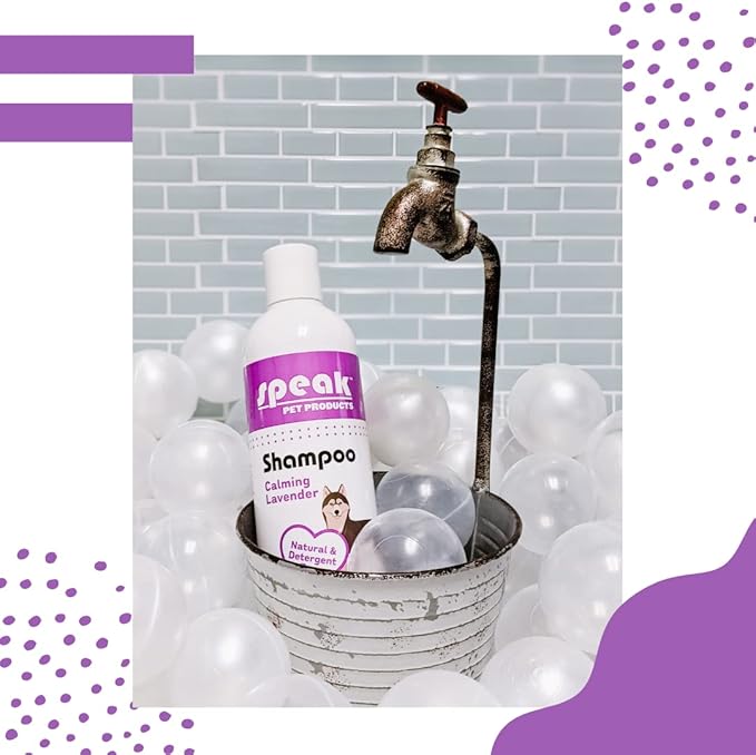 Natural Dog Shampoo with Pump, Calming Lavender, 1 Gallon