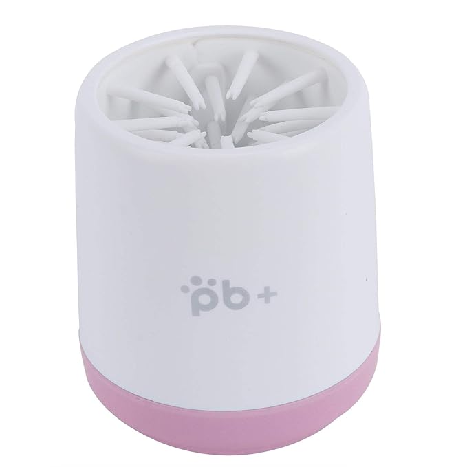 Dog Paw Washer Cup, Protable Safe and Non_rritating Dog Paw Washer Feet Cleaner for Dog for Dogs for Paws(pink)