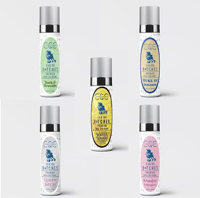 Eau Du Btches - Bark & Bravado Premium Dog Cologne, 3.4 fl oz - All-Natural & Alcohol-Free - Luxury Long Lasting Scent