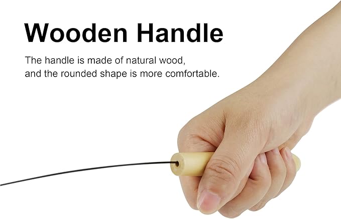 TTcat Interactive Bird and Insect Simulation Cat Toy Set with 4 Feather Refills, 29'' Flexible Steel Wire, Sturdy Wood Handle & Bell,Cat Wand Toys for Indoor Cat and Kitten.