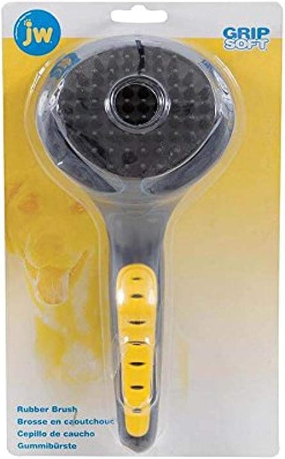 JW Pet Company GripSoft Rubber Brush Dog Brush