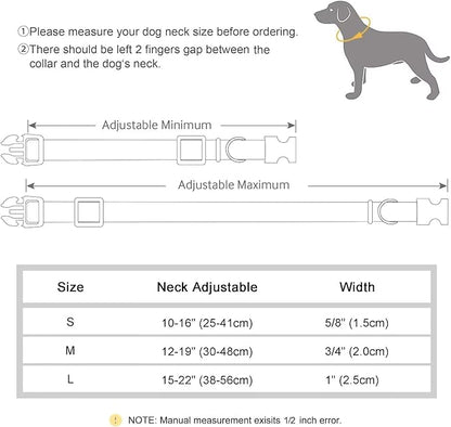 Didog Floral Dog Collar with Bow, Cute Girl Dog Collars with Detachable Bowtie, Soft & Comfy Spring Summer Dog Collar for Small Medium Large Dogs Gift Holiday, Orange, M