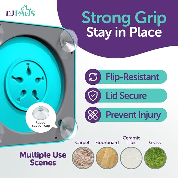 3 in 1 - Dog Scratch Toy for Nails, Adjustable Slow Feeder and IQ stimulating Toy