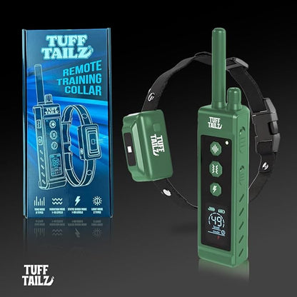 Dog Shock Collar - 4265FT Dog Training Collar with Remote Control Waterproof IP67 Dog Training Collar for Small Medium Large Dogs Rechargeable Electric Dog E Collar Beep Collar (Green)