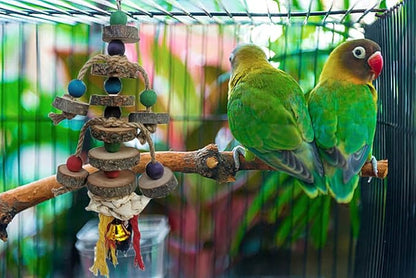 Bird Toys for Conures Parakeet, Birds Cage Accessories, Bird Shredding Foraging Toys for Cage