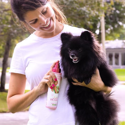 Paris Hilton Dog Perfume, Deodorizer & Detangler | Odor Neutralizing with Fresh Citrus-Infused Bergamot Scent - Sulfate-Free, Vegan, Hypoallergenic for All Pet Breeds 10oz/295ml