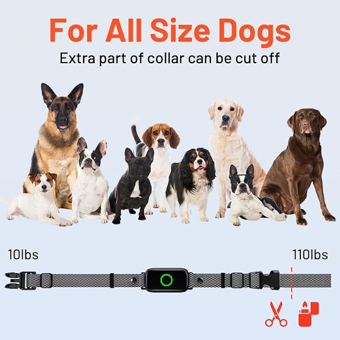 Dog Training Collar with Remote 3300ft Range Waterproof Rechargeable Electric Collar for Small Medium Large Dogs