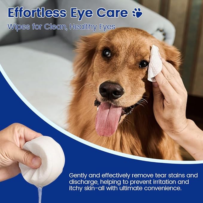 Hypoallergenic Pet Eye Wipes