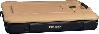 Pet Gear _he Other Door 4 Door Steel Crate for Dogs/Cats with Garage-Style Door, Includes Plush Bed + Travel Bag, No Tools Required, 3 Models, 3 Colors