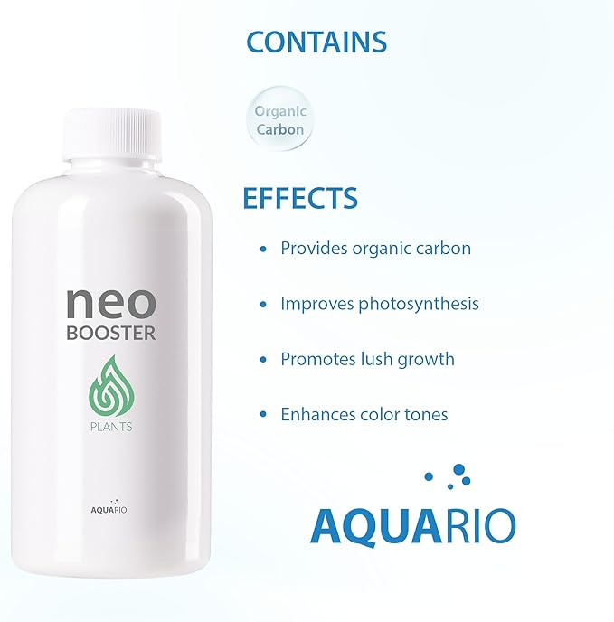Neo Booster Plants - Organic Carbon Supply for Enhanced Plant Growth & Color | Safe for Fish & Shrimp - Water Conditioner for Aquarium Tank - 1000ml