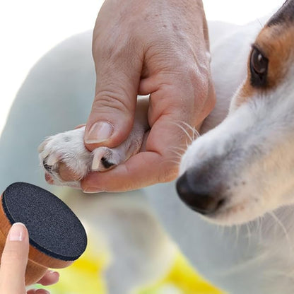 Dog Nail File with 4Pcs Replaceable Sandpaper, Dog Scratch Pad for Nails Stress-Free Nail Filing for Dogs Mini Nail Scratch Board for Dog