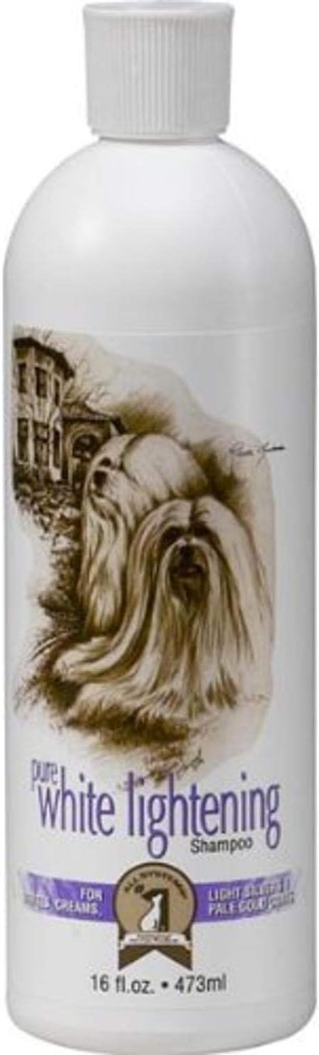 #1 All Systems Pure White Lightening Pet Shampoo, 16-Ounce