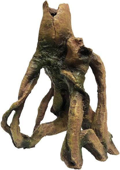 SLOCME Aquarium Resin Wood Trunk Ornament - Lifelike Driftwood Decor,Betta Fish or Other Pets Can Swim Through The Branches