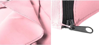 Dog Crate Cover Waterpoof Pink Pet Kennel Covers for Puppy Cat Indoor Outdoor Fit for 1 Door Wire Crate, 49.21x37.40x43.31 Inch