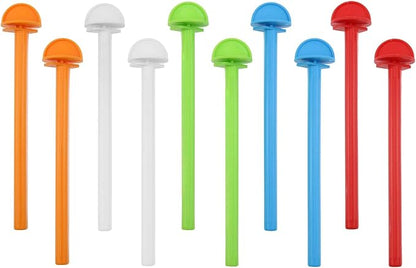 10 PCS Plastic Stand Perches Holders Bird Cage Perches Holders for Bird Habitat of Canary Parrots