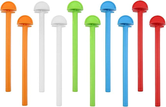 10 PCS Plastic Stand Perches Holders Bird Cage Perches Holders for Bird Habitat of Canary Parrots