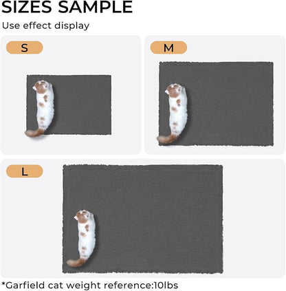 Luciphia Premium Fleece Dog Puppy Blanket Soft Pet Sherpa Calming Cat Blanket Throw for Small Medium Dog Cat(Grey,57x40 inches)