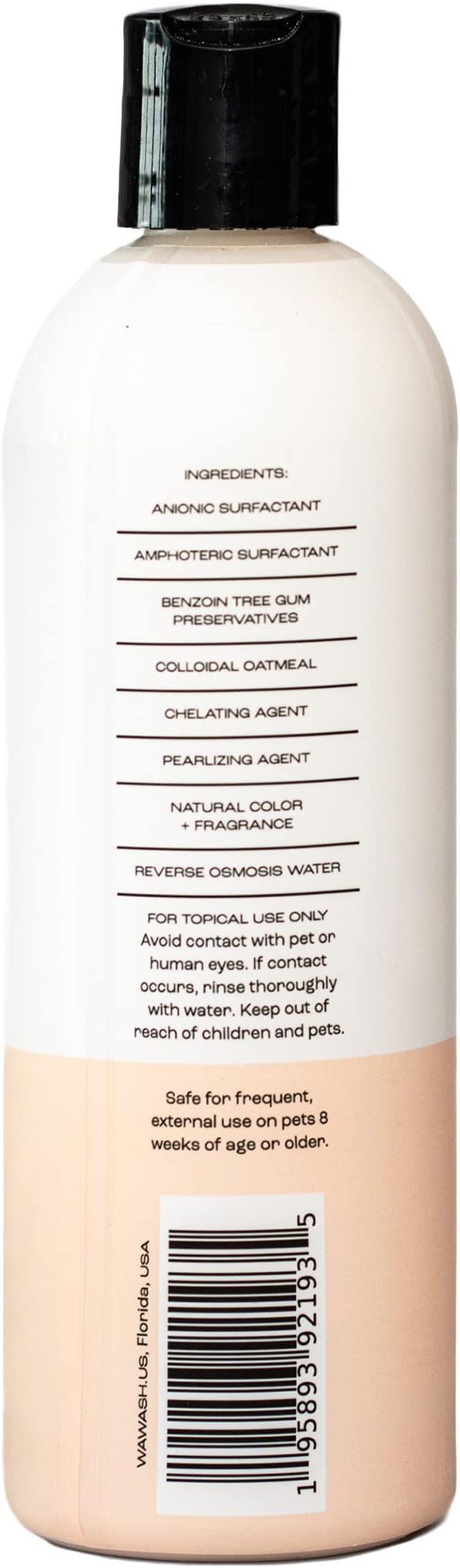 Oatmeal & Coconut Dog Shampoo, Natural Dog Shampoo for Itchy & Dry Skin Relief. 16 Fl. Oz