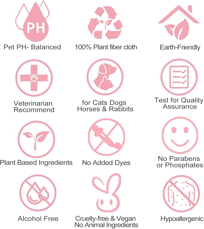 DR.EASY Super Caring Pet Wipes 100ct for Dogs and Cats, Cleans Ears, Face, Butt, Body and Eye Area  Convenient, Ideal for Home or Travel