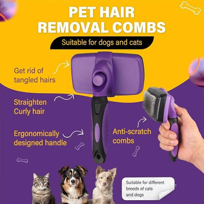 7 Pieces Professional Grooming Scissors Kit with Curved, Thinning, Straight Scissors, Nail Clipper, Nail File and Pet Hair Removal Comb for Pet Dogs & Cats