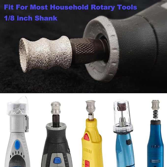 Dog Nail Trimmer Bits for Dremel - Dog Nail Grinder Attachment - Perfect for Anxious Dogs - Gentle with Precise Control