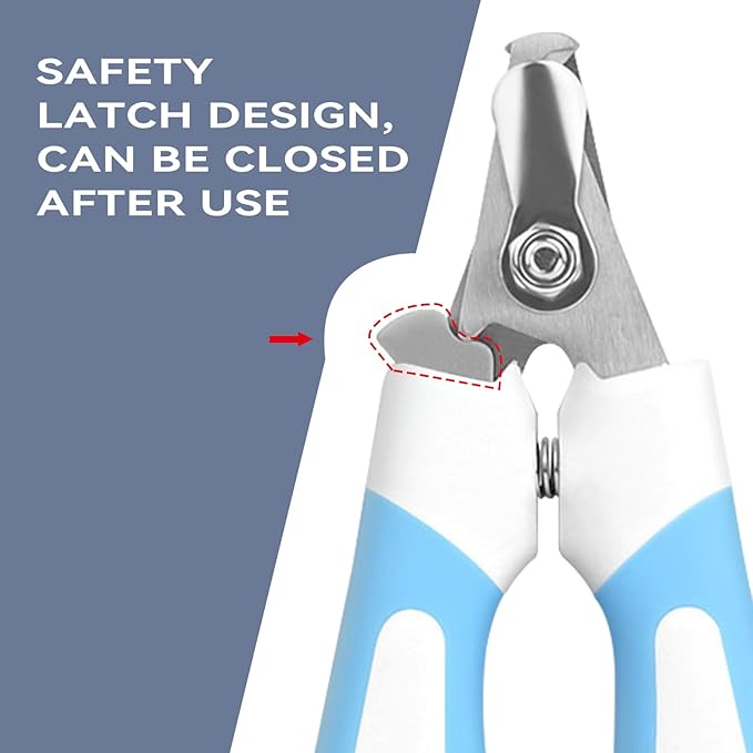 Dog & Cat Pets Nail Clippers - with Safety Guard, Dog Nail Clipper with Dog Nail File, Professional Dog Nail Care to Prevent Over Cutting