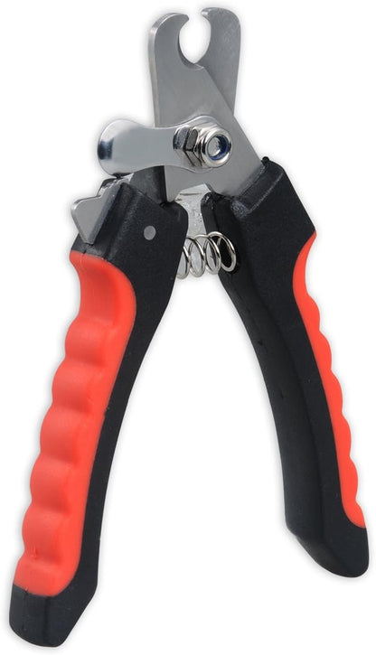 Pet Nail Clippers, CLAS Dog Nail Clippers Trimmer Kits with Safety Guard To Avoid Over-Cutting Nails and Nail File for Dogs and Other Medium Large Pets